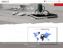 Tablet Screenshot of abacus-marketing.com